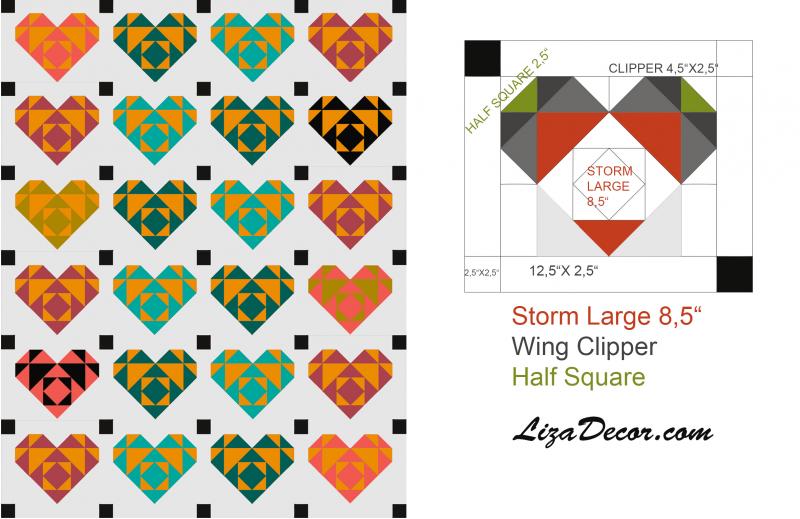 Patchwork Templates Storm Large NEON