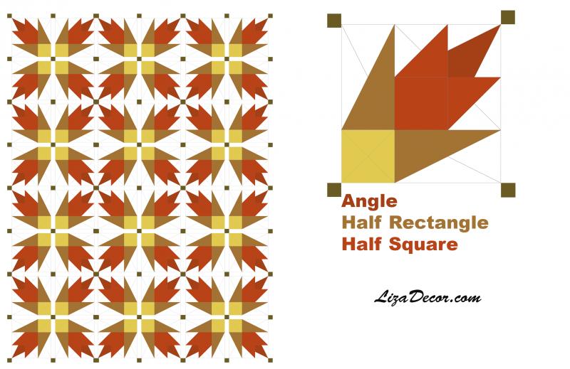 Patchwork Lineal Angle Gold