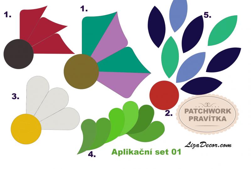 Patchwork set Application 5ks
