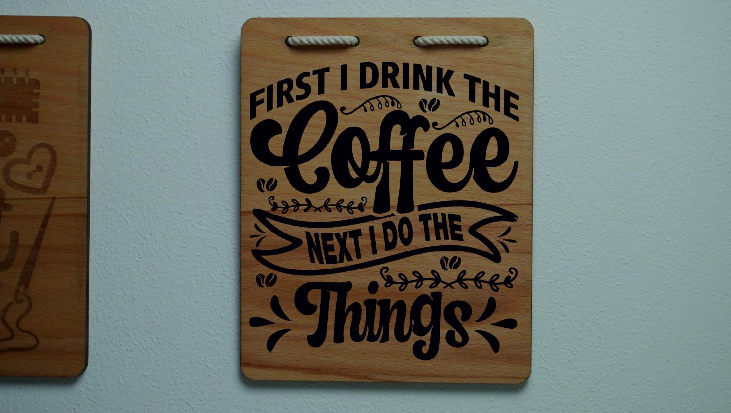 Coffee 20 wooden sign