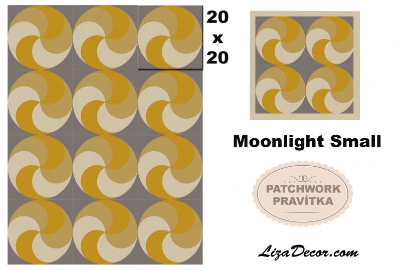 Patchwork Schablone Moonlight small