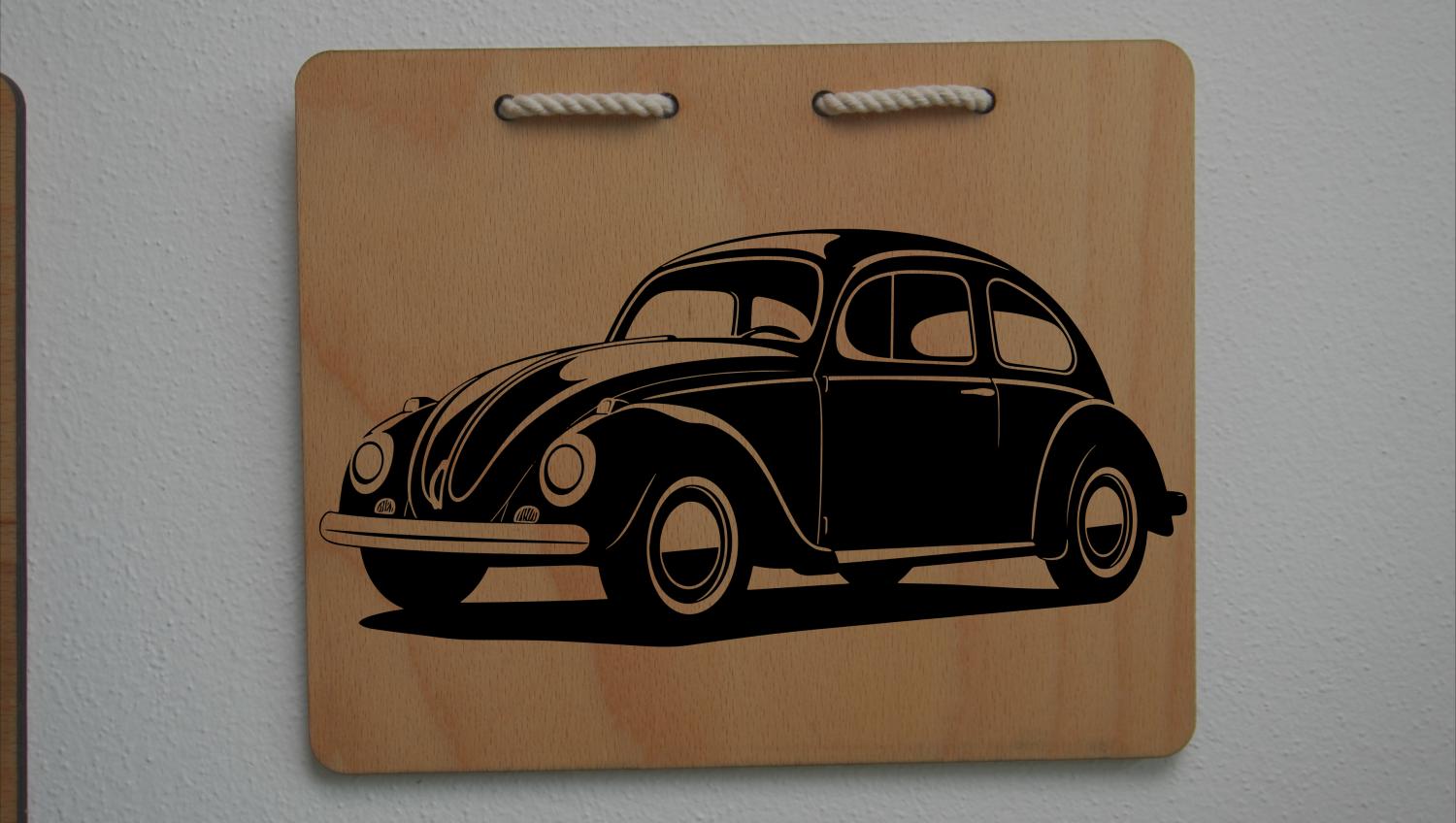 Volkswagen Beetle 1938-2003 Holzschild